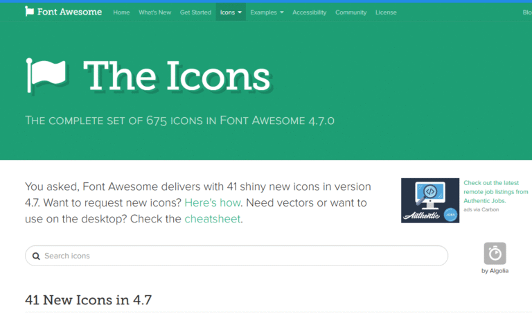 WordPress 建站常用字体图标推荐（Dashicons、Font Awesome、Elementor Icons）